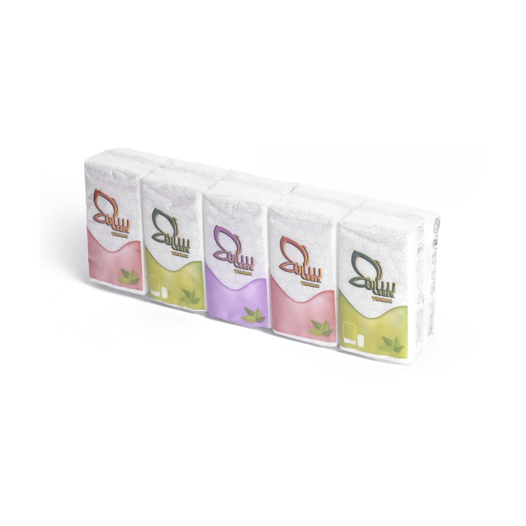 Sara Pocket Tissues, sleeve of 10 packets